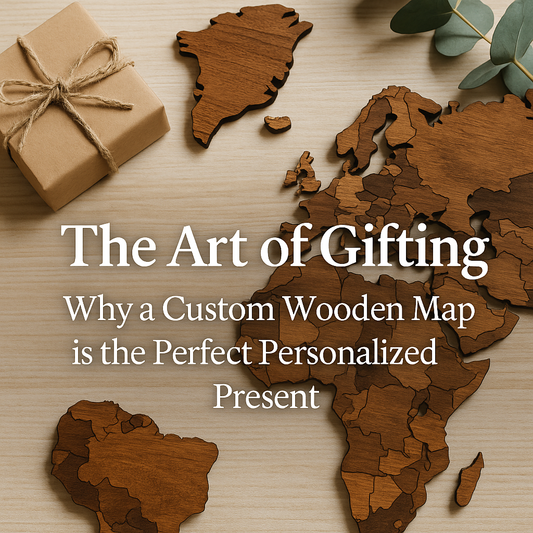 Why a Personalized Wooden Map is the Perfect Personalized Present