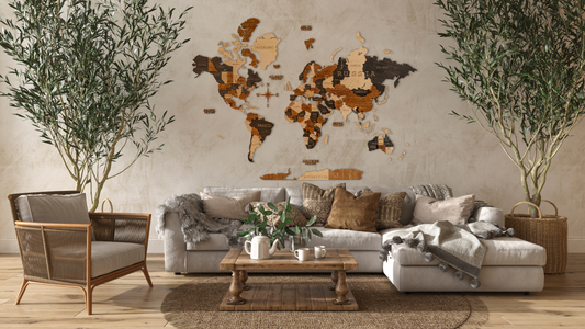How to Pick the Perfect Wood Map for your Wall