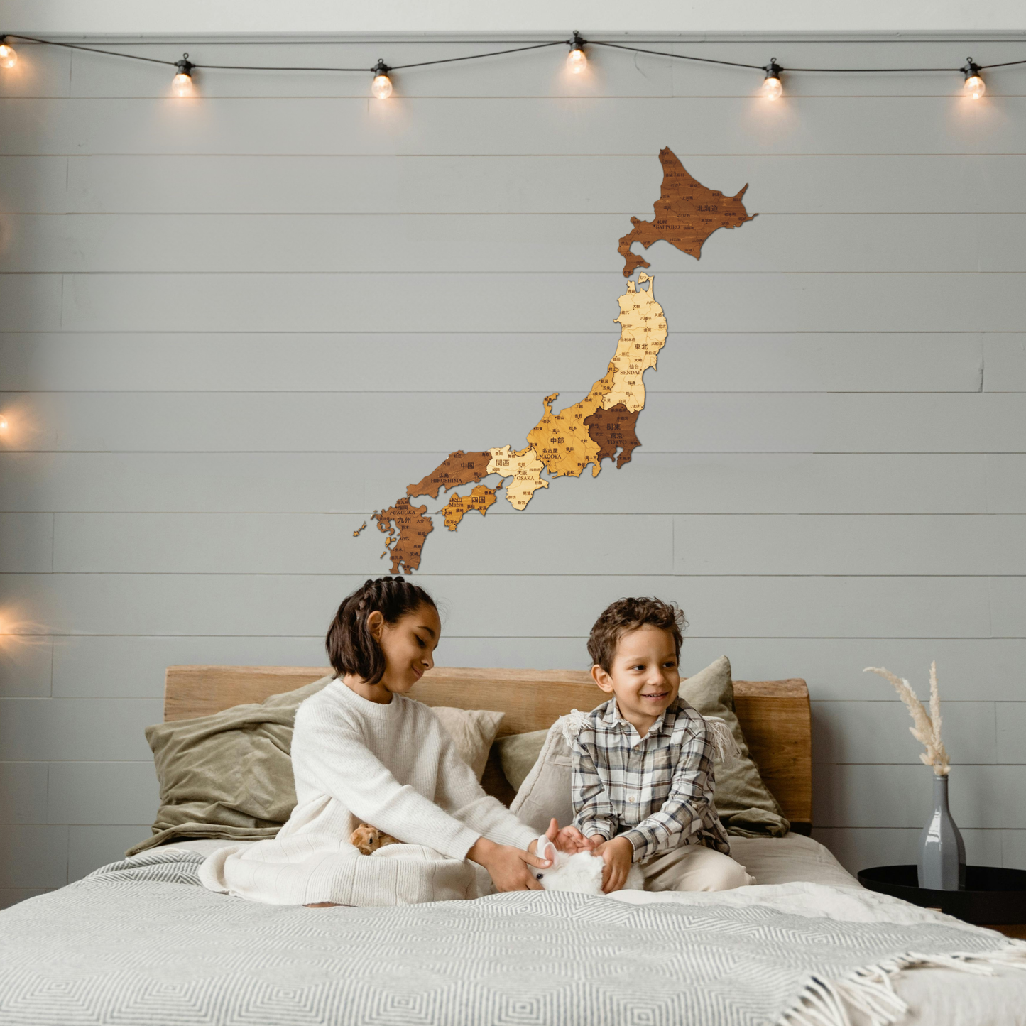 🇯🇵 Japan 3D Wooden Map