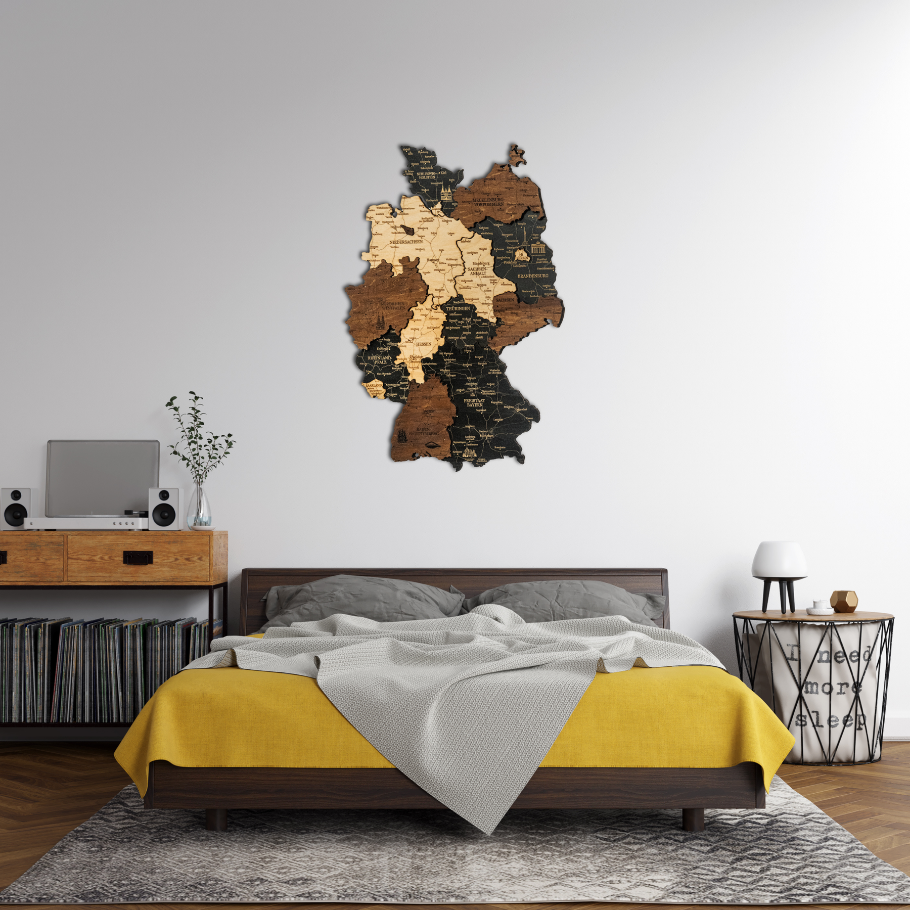 Habitación con el mapa