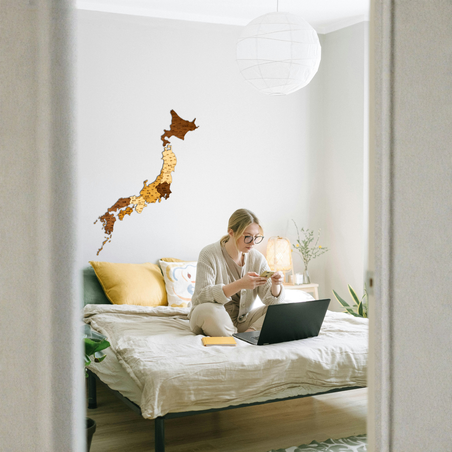 🇯🇵 Japan 3D Wooden Map
